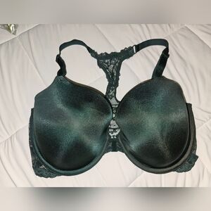 VICTORIA'S SECRET GREEN LACE Demo Front Clasp Sz 34DDD 34F